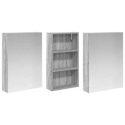 vidaXL Bathroom Cabinet Set 3 pcs 140 x 14.5 x 70 cm Engineered wood