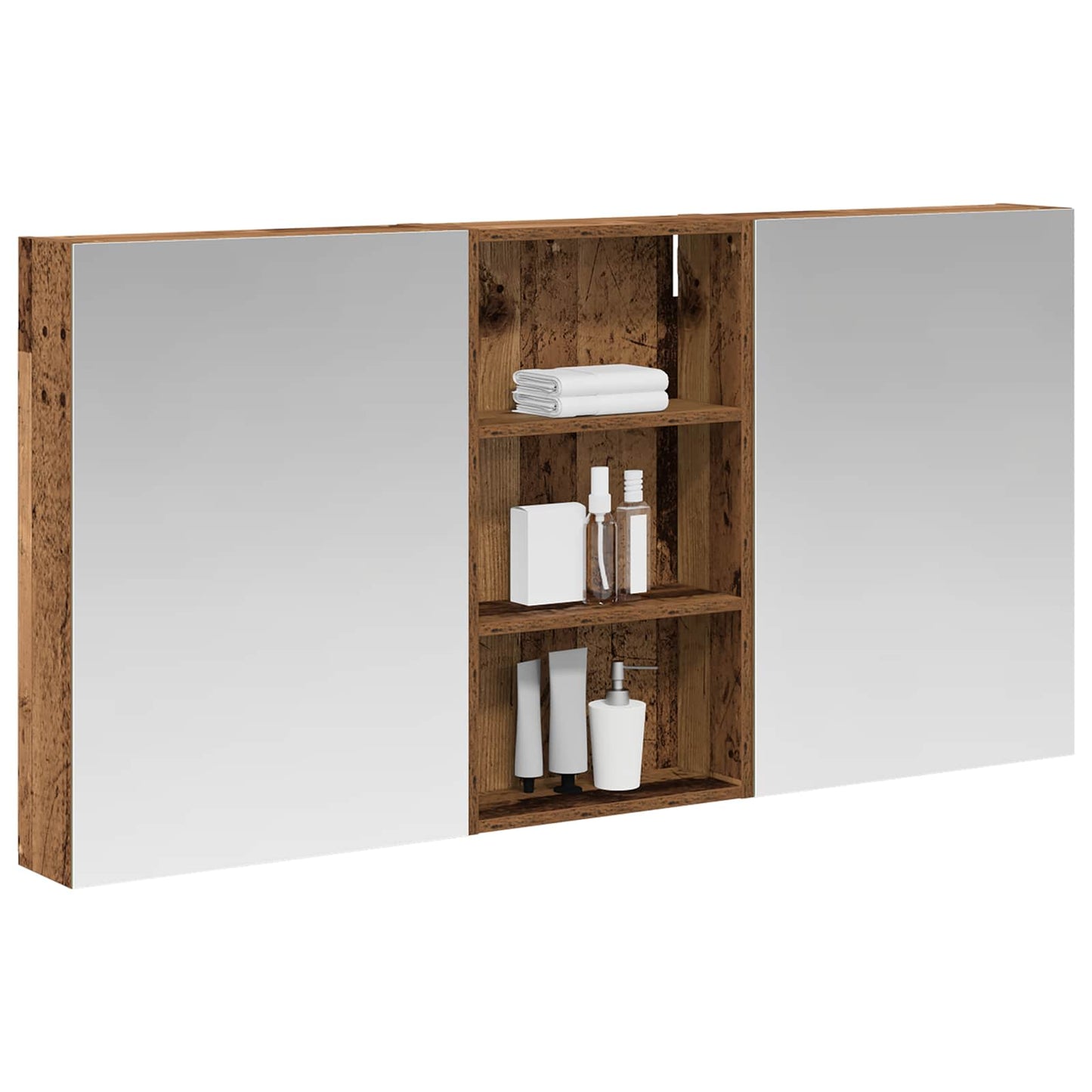 vidaXL Bathroom Cabinet Set 3 pcs 140 x 14.5 x 70 cm Engineered wood