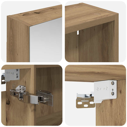 vidaXL Bathroom Cabinet Set 3 pcs 140 x 14.5 x 70 cm Engineered wood
