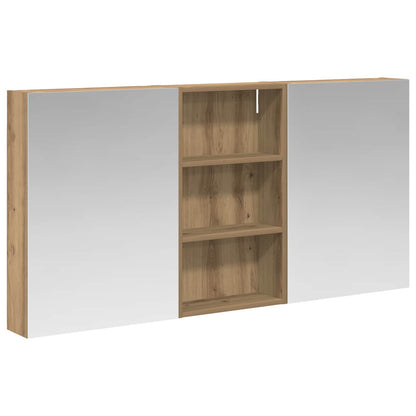 vidaXL Bathroom Cabinet Set 3 pcs 140 x 14.5 x 70 cm Engineered wood