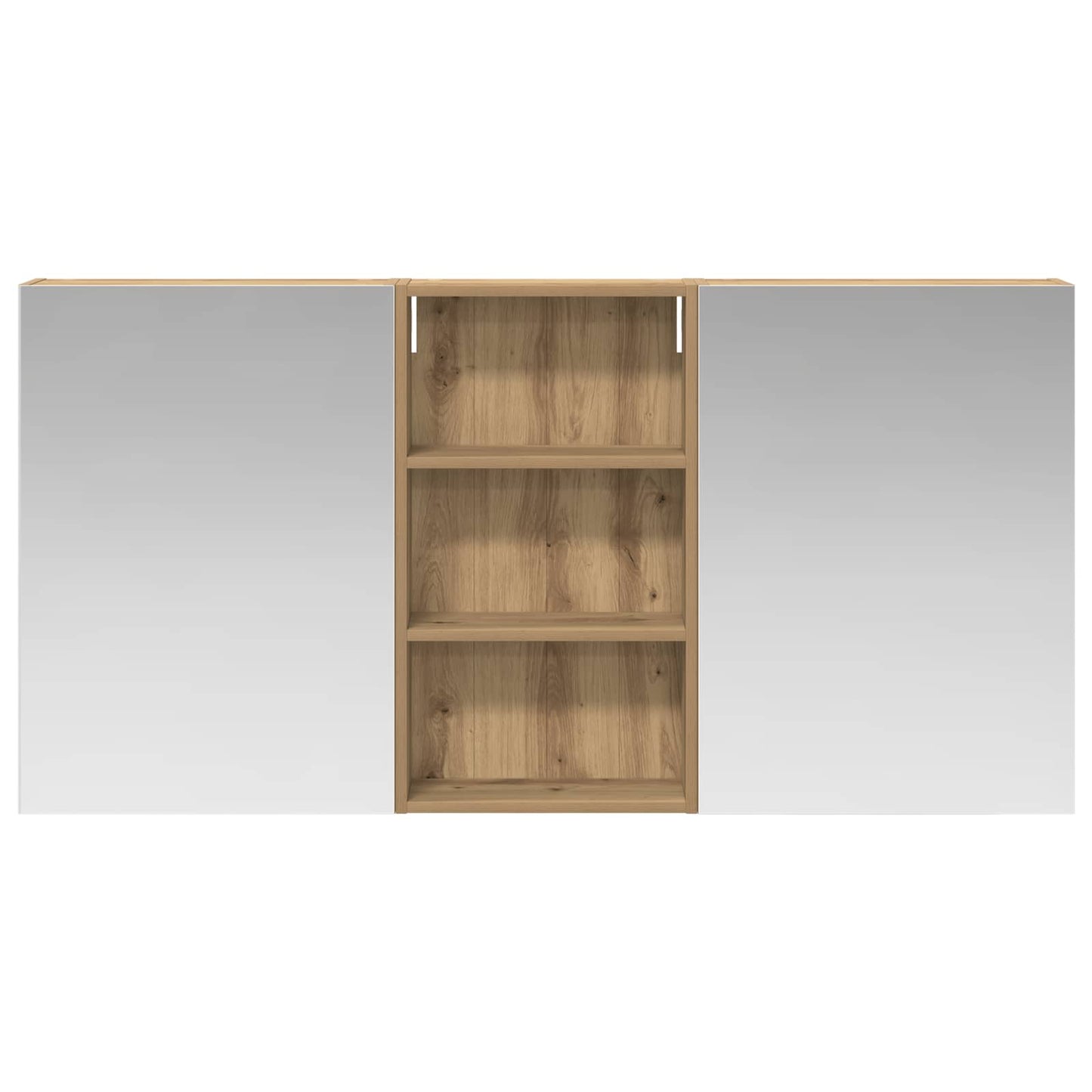 vidaXL Bathroom Cabinet Set 3 pcs 140 x 14.5 x 70 cm Engineered wood