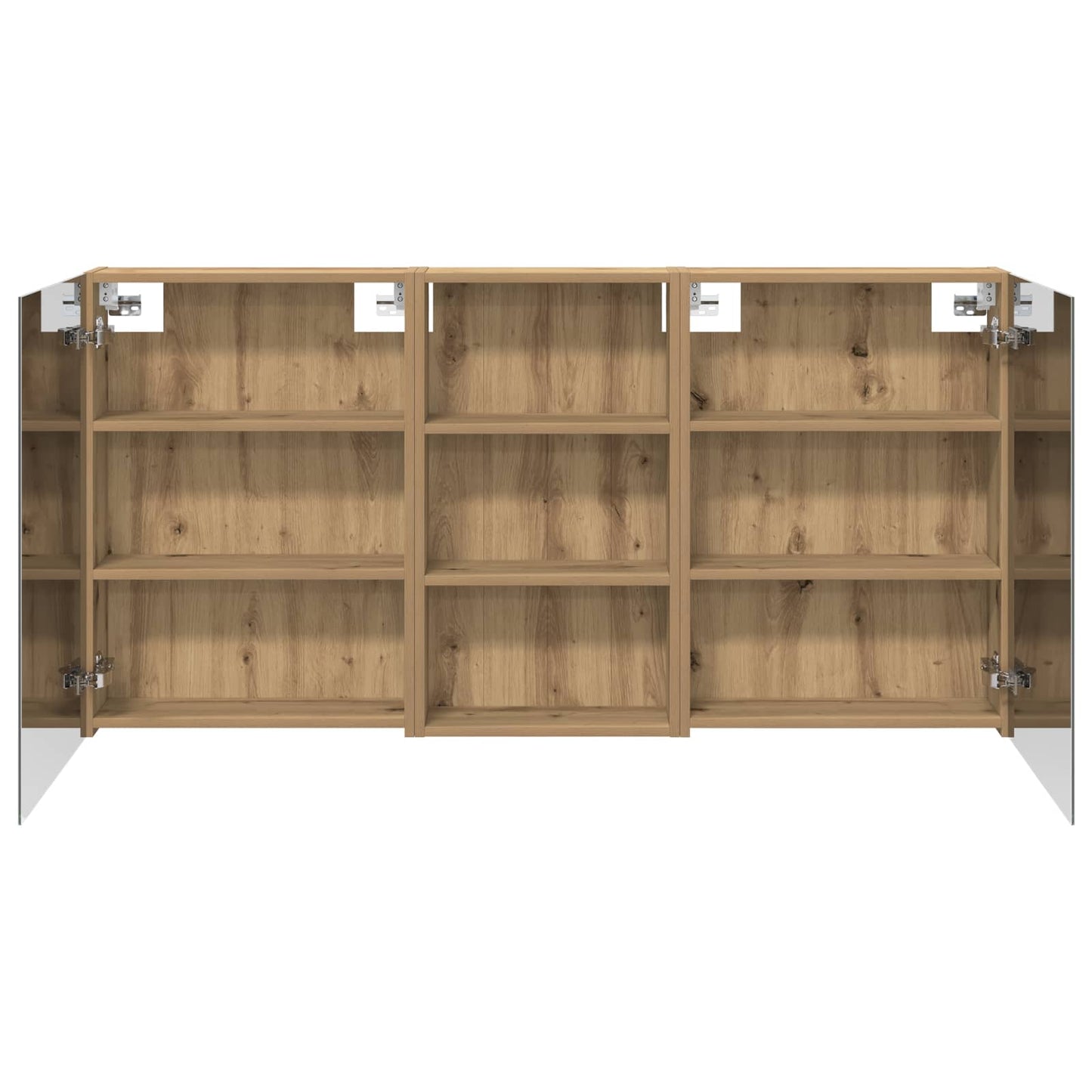 vidaXL Bathroom Cabinet Set 3 pcs 140 x 14.5 x 70 cm Engineered wood