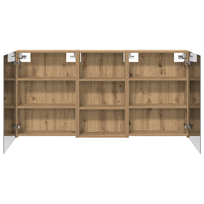 vidaXL Bathroom Cabinet Set 3 pcs 140 x 14.5 x 70 cm Engineered wood
