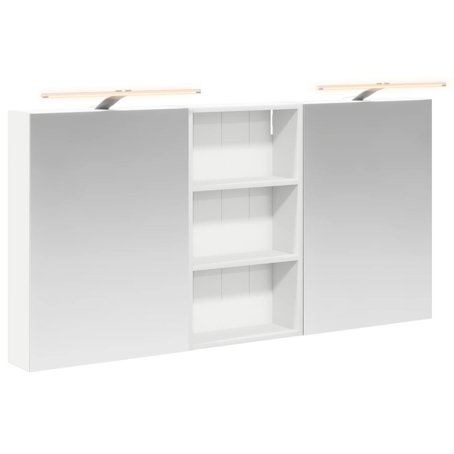 vidaXL Bathroom Cabinet Set 3 pcs 140 x 14.5 x 70 cm Engineered wood