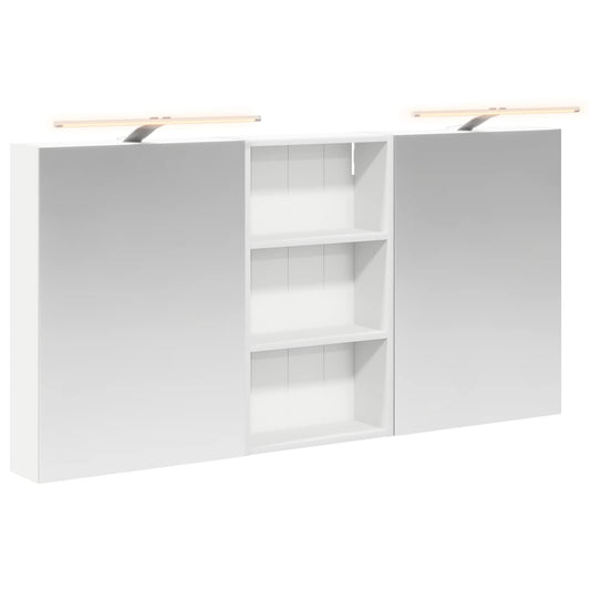 vidaXL Bathroom Cabinet Set 3 pcs 140 x 14.5 x 70 cm Engineered wood