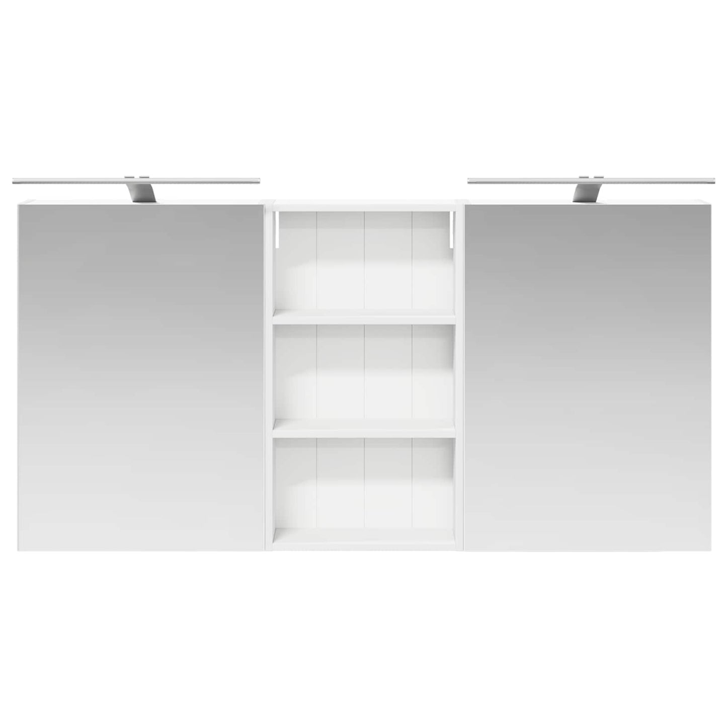 vidaXL Bathroom Cabinet Set 3 pcs 140 x 14.5 x 70 cm Engineered wood