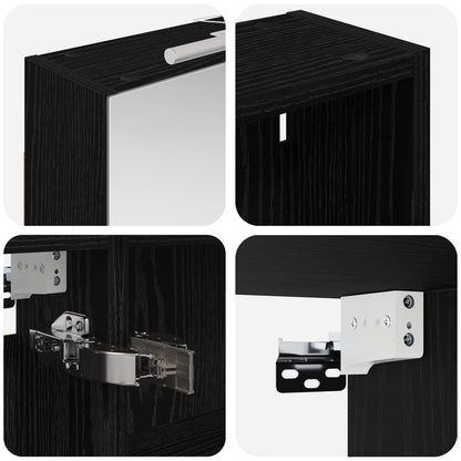 vidaXL Bathroom Cabinet Set 3 pcs 140 x 14.5 x 70 cm Engineered wood