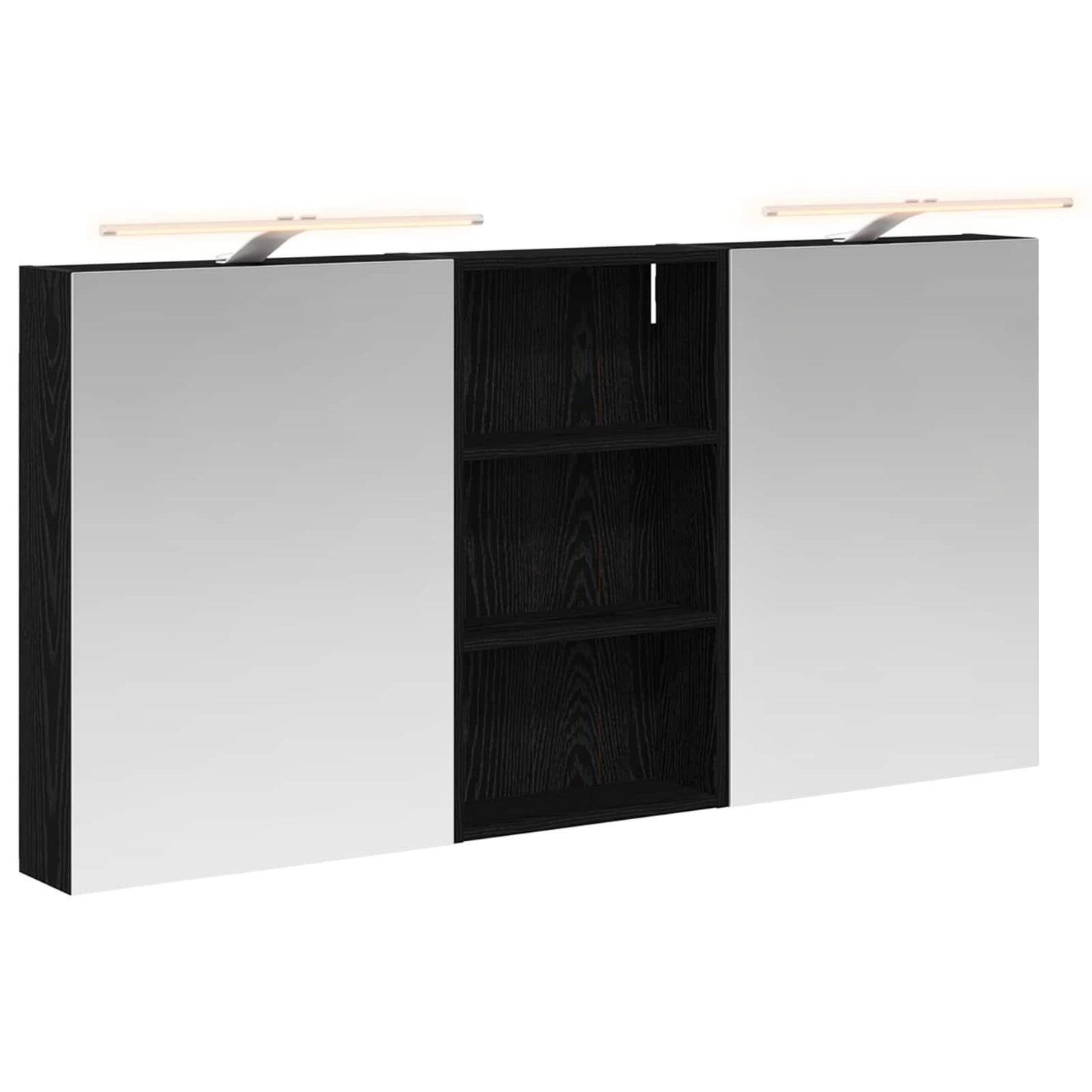 vidaXL Bathroom Cabinet Set 3 pcs 140 x 14.5 x 70 cm Engineered wood
