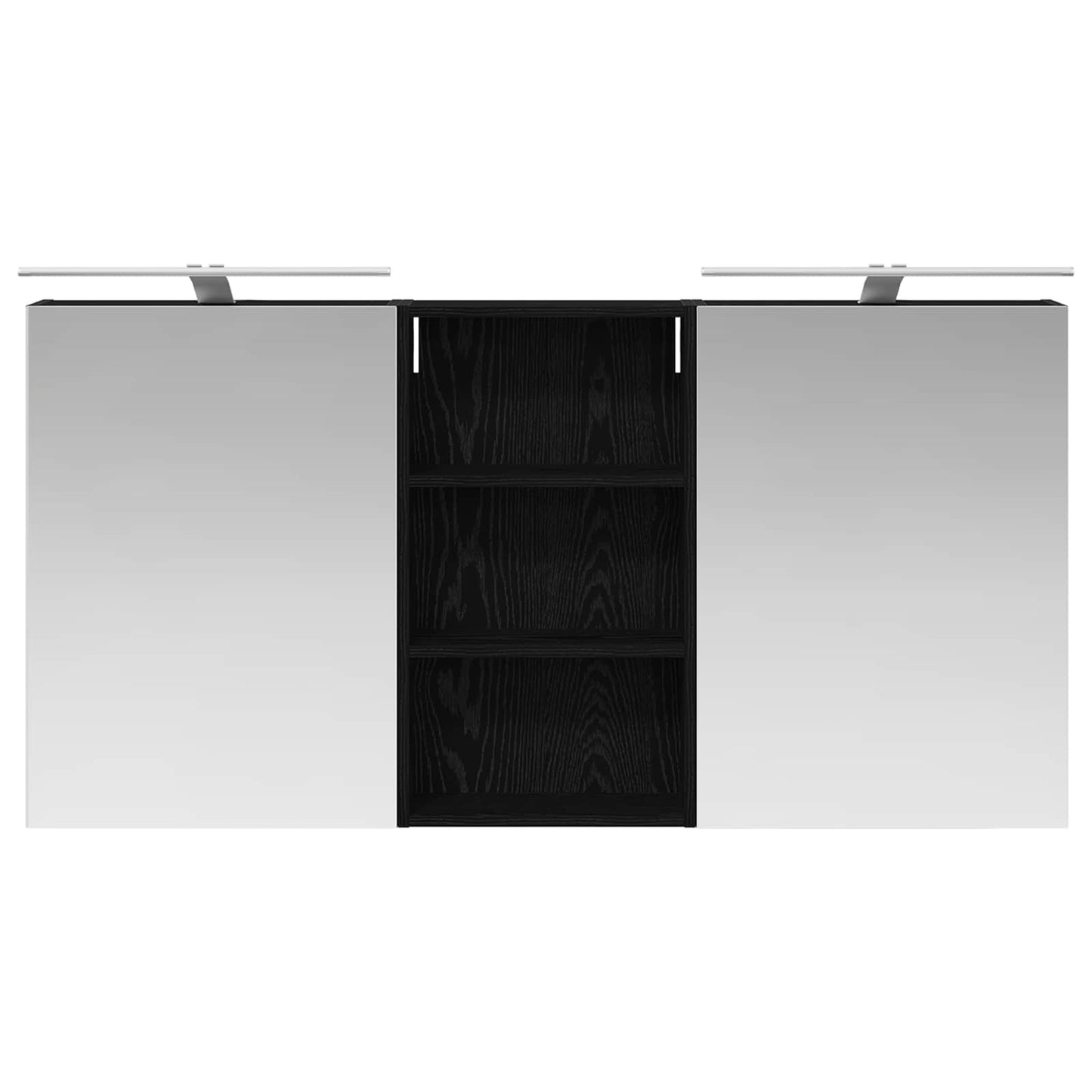 vidaXL Bathroom Cabinet Set 3 pcs 140 x 14.5 x 70 cm Engineered wood