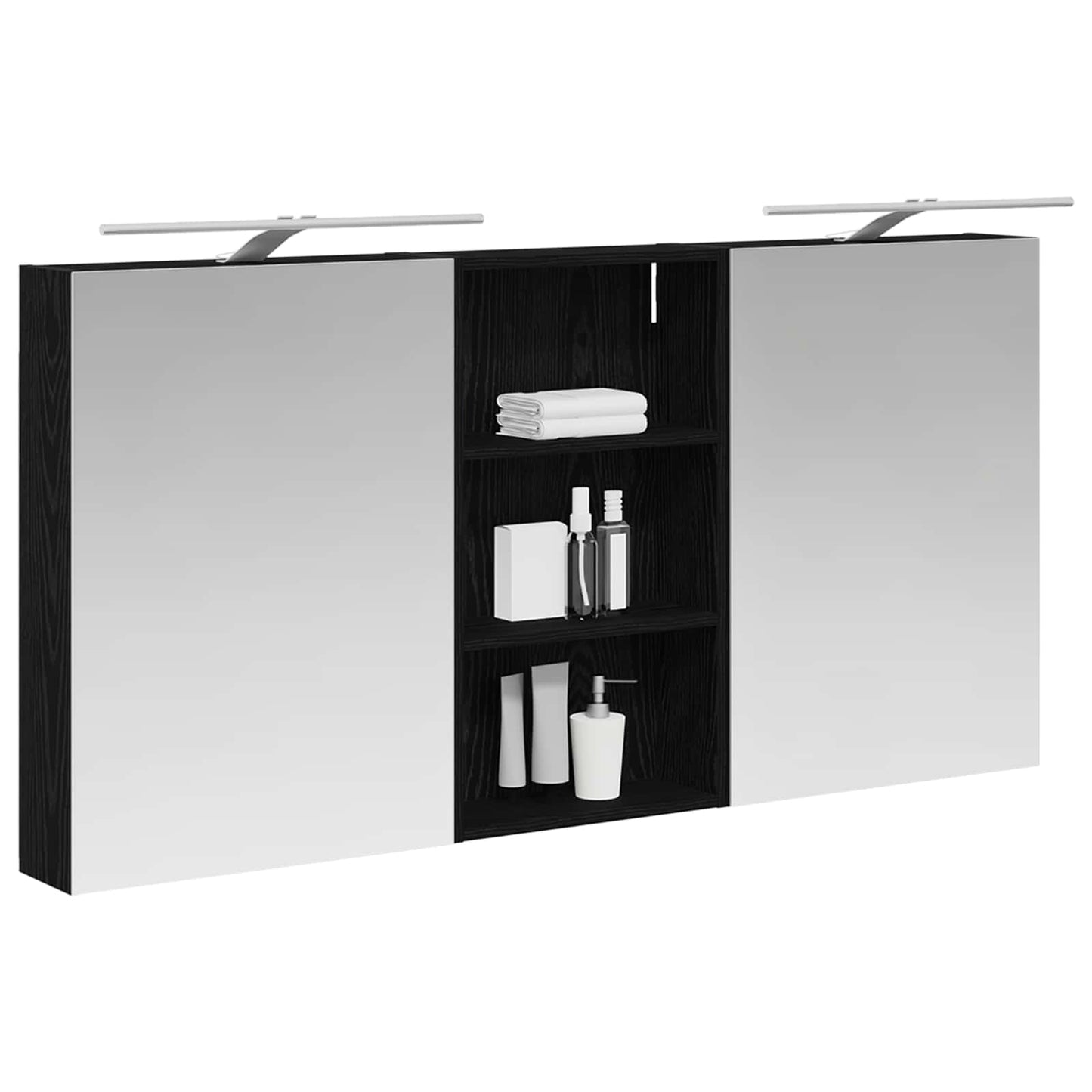 vidaXL Bathroom Cabinet Set 3 pcs 140 x 14.5 x 70 cm Engineered wood