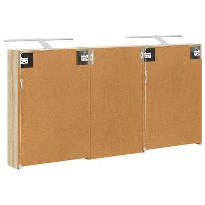 vidaXL Bathroom Cabinet Set 3 pcs 140 x 14.5 x 70 cm Engineered wood