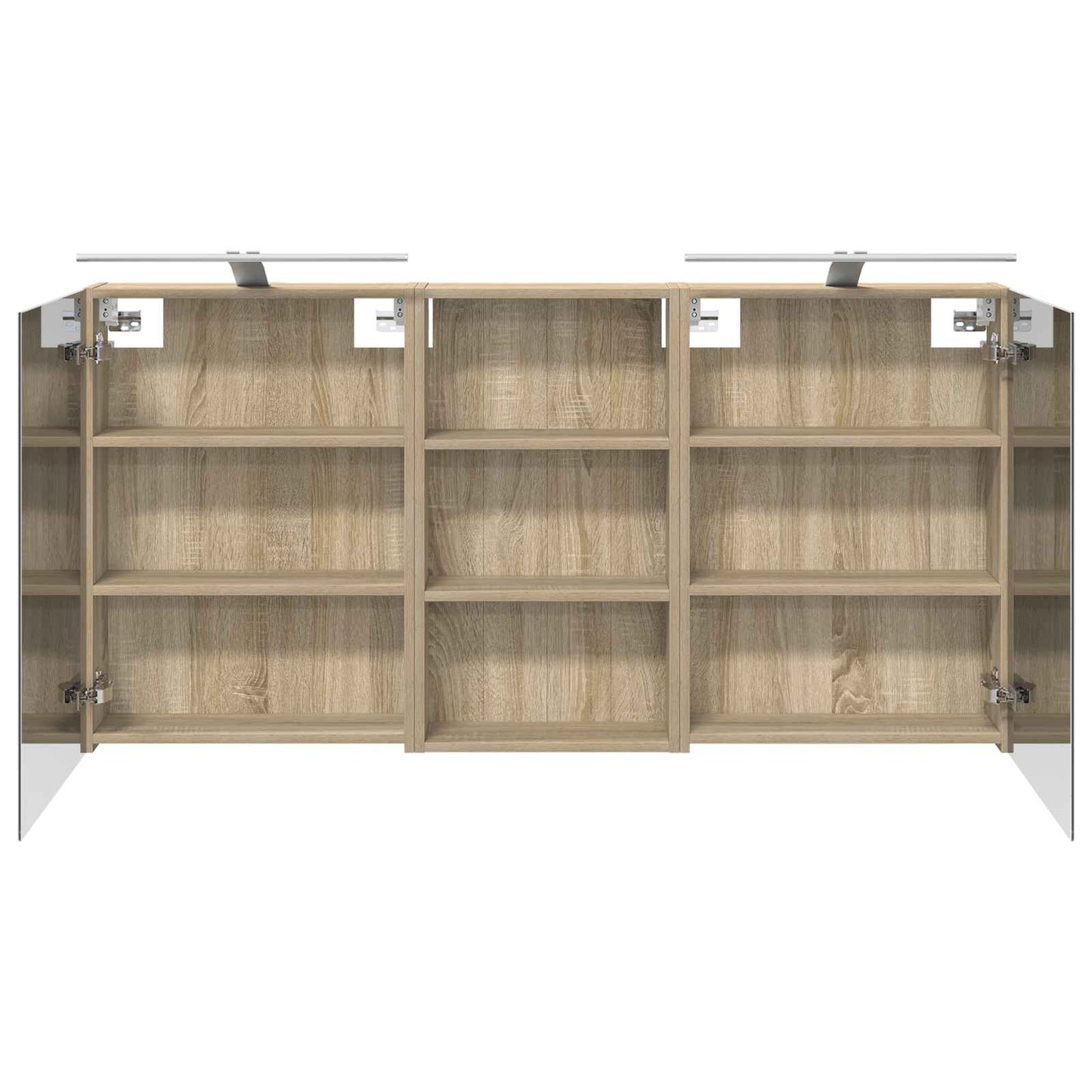 vidaXL Bathroom Cabinet Set 3 pcs 140 x 14.5 x 70 cm Engineered wood