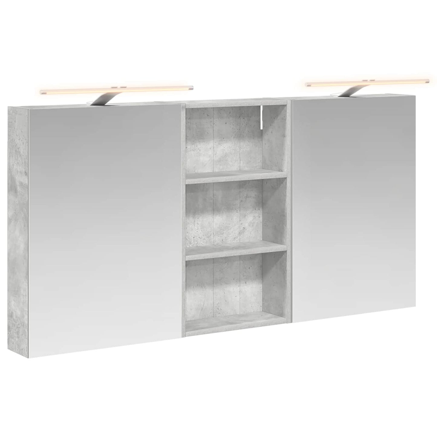 vidaXL Bathroom Cabinet Set 3 pcs 140 x 14.5 x 70 cm Engineered wood