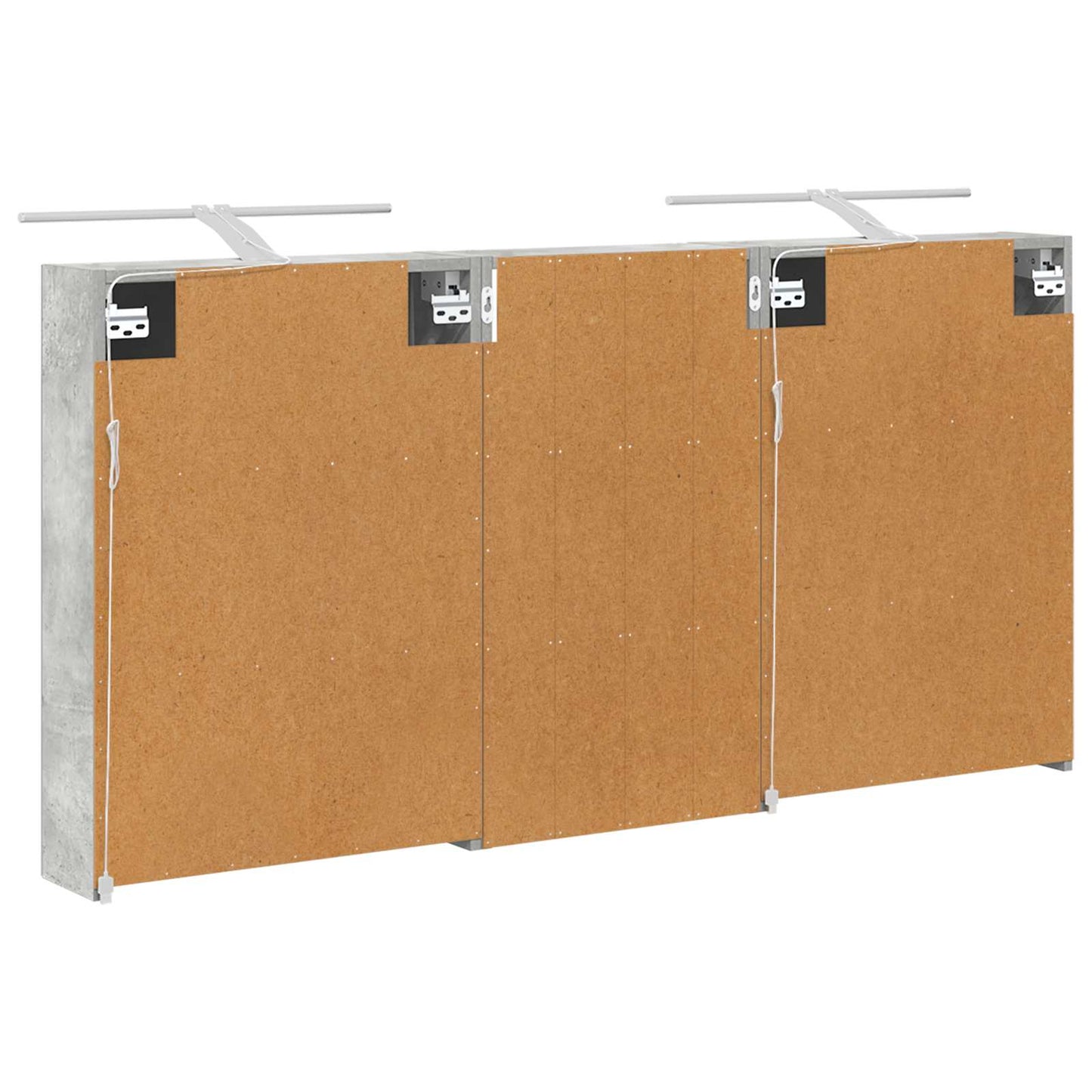 vidaXL Bathroom Cabinet Set 3 pcs 140 x 14.5 x 70 cm Engineered wood