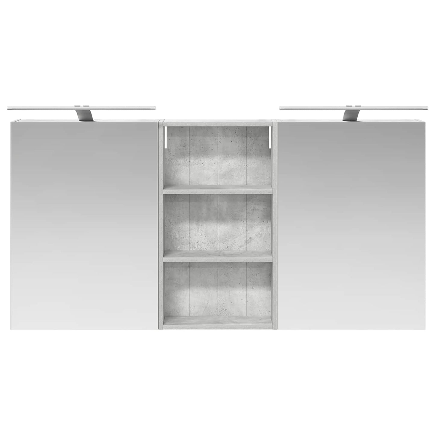 vidaXL Bathroom Cabinet Set 3 pcs 140 x 14.5 x 70 cm Engineered wood