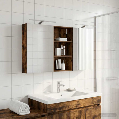 vidaXL Bathroom Cabinet Set 3 pcs 140 x 14.5 x 70 cm Engineered wood