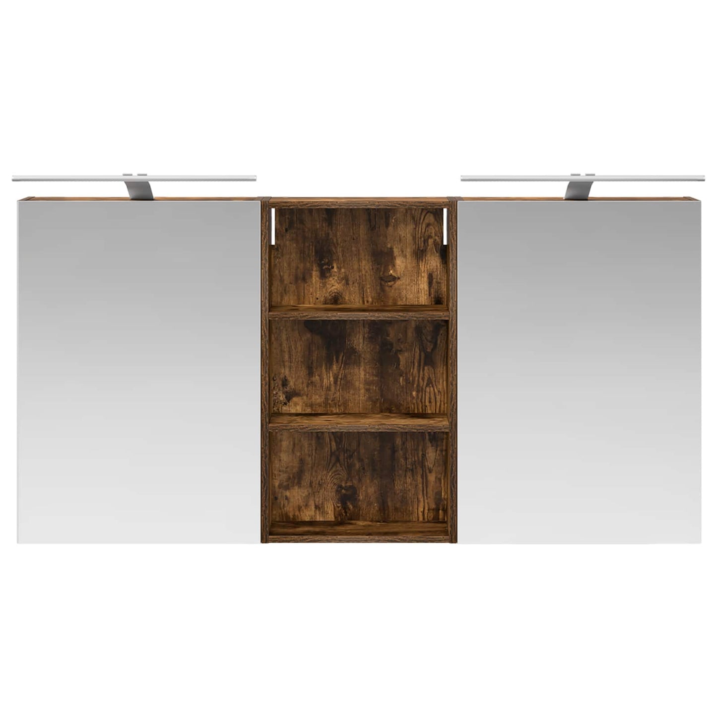 vidaXL Bathroom Cabinet Set 3 pcs 140 x 14.5 x 70 cm Engineered wood