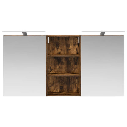 vidaXL Bathroom Cabinet Set 3 pcs 140 x 14.5 x 70 cm Engineered wood