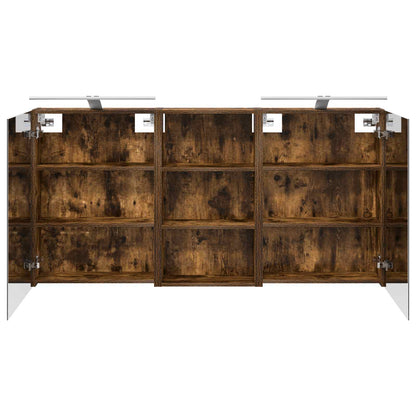 vidaXL Bathroom Cabinet Set 3 pcs 140 x 14.5 x 70 cm Engineered wood