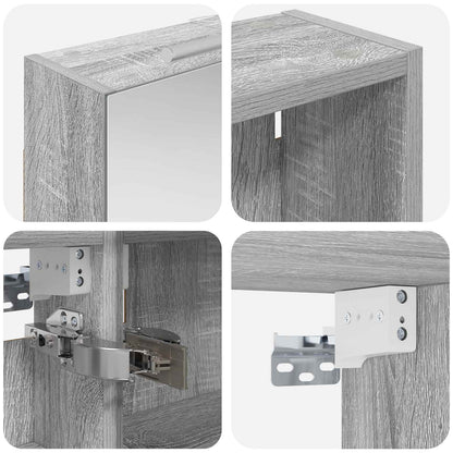 vidaXL Bathroom Cabinet Set 3 pcs 140 x 14.5 x 70 cm Engineered wood