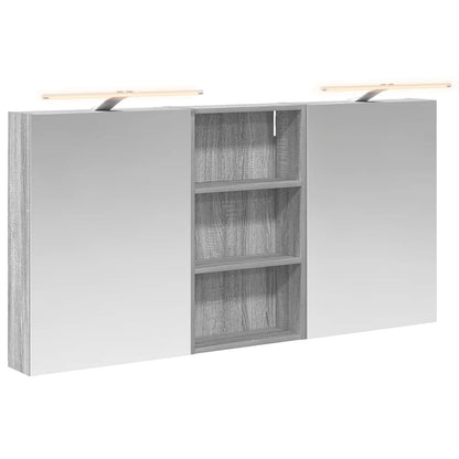 vidaXL Bathroom Cabinet Set 3 pcs 140 x 14.5 x 70 cm Engineered wood