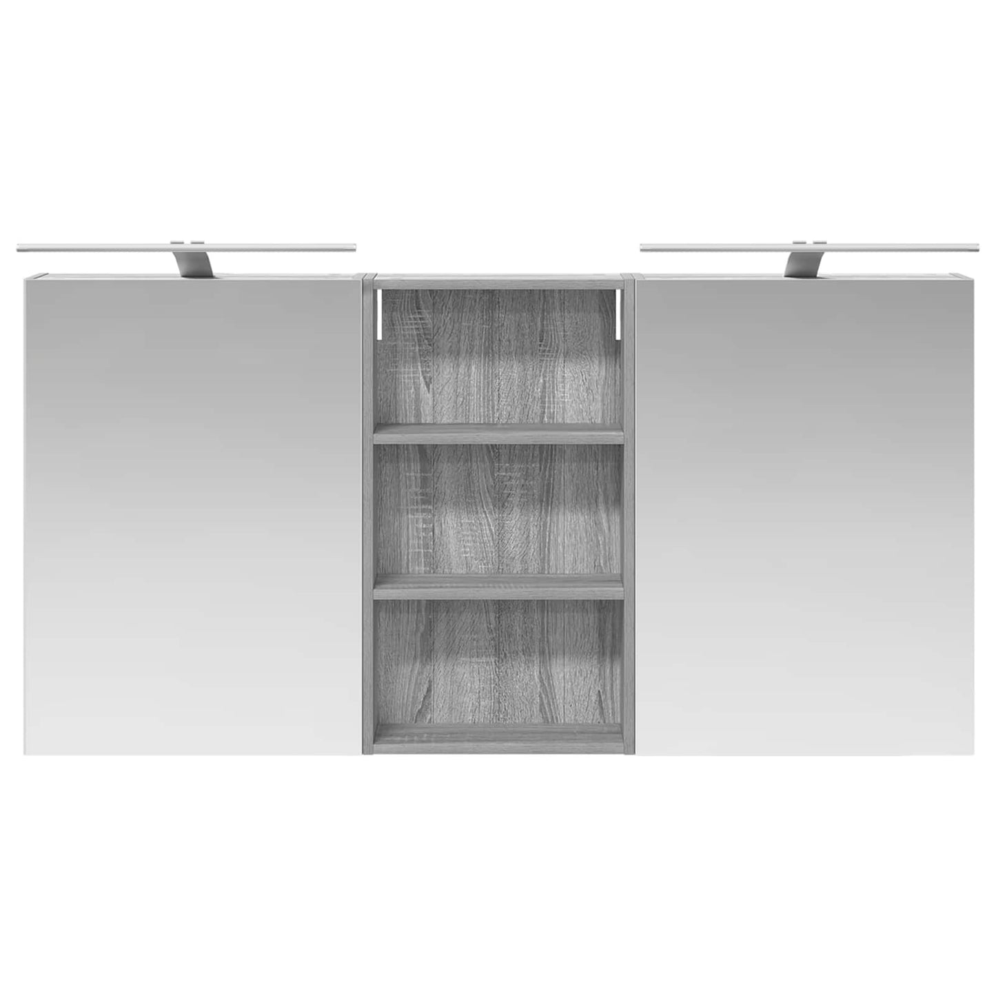 vidaXL Bathroom Cabinet Set 3 pcs 140 x 14.5 x 70 cm Engineered wood
