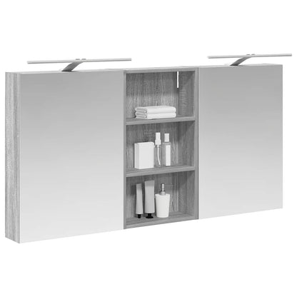 vidaXL Bathroom Cabinet Set 3 pcs 140 x 14.5 x 70 cm Engineered wood