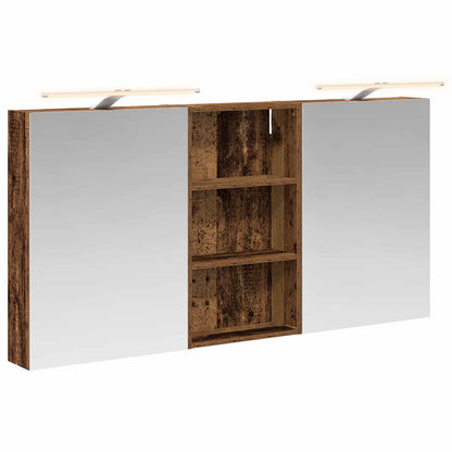 vidaXL Bathroom Cabinet Set 3 pcs 140 x 14.5 x 70 cm Engineered wood