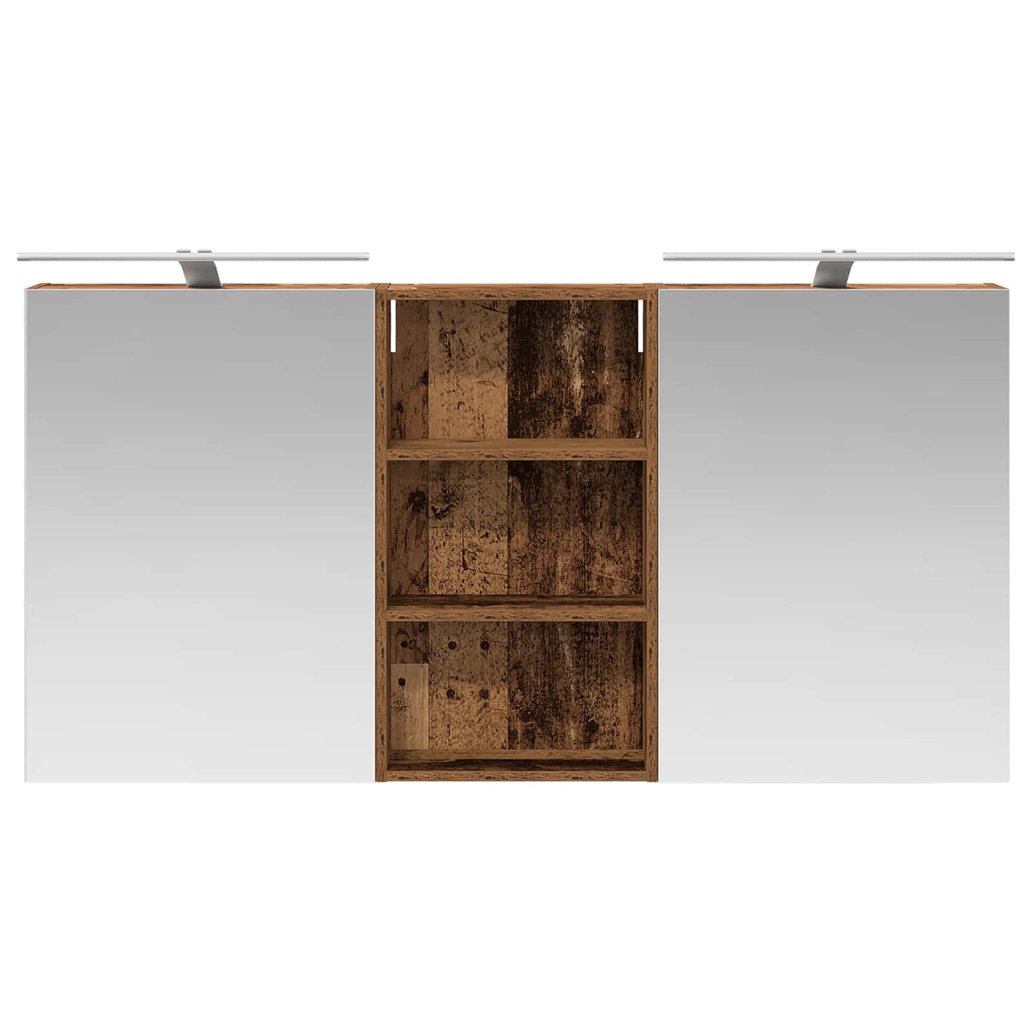 vidaXL Bathroom Cabinet Set 3 pcs 140 x 14.5 x 70 cm Engineered wood