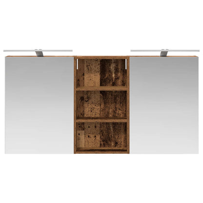 vidaXL Bathroom Cabinet Set 3 pcs 140 x 14.5 x 70 cm Engineered wood