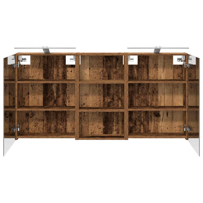 vidaXL Bathroom Cabinet Set 3 pcs 140 x 14.5 x 70 cm Engineered wood