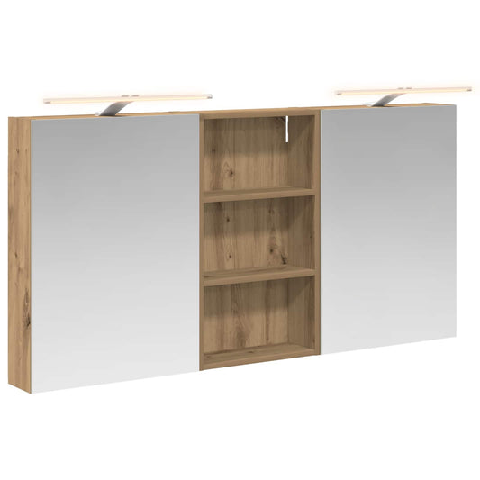 vidaXL Bathroom Cabinet Set 3 pcs 140 x 14.5 x 70 cm Engineered wood