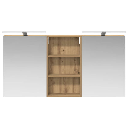 vidaXL Bathroom Cabinet Set 3 pcs 140 x 14.5 x 70 cm Engineered wood