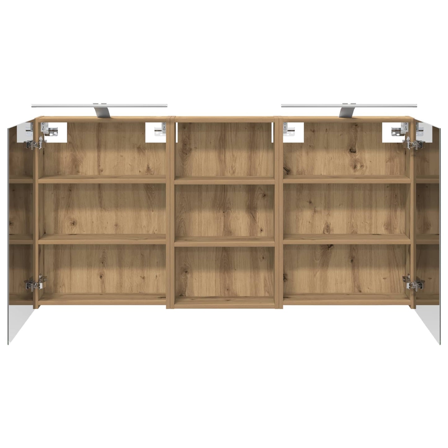 vidaXL Bathroom Cabinet Set 3 pcs 140 x 14.5 x 70 cm Engineered wood