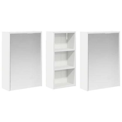 vidaXL Bathroom Cabinet Set 3 pcs 116 x 16 x 62.5 cm Engineered wood