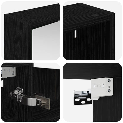 vidaXL Bathroom Cabinet Set 3 pcs 116 x 16 x 62.5 cm Engineered wood