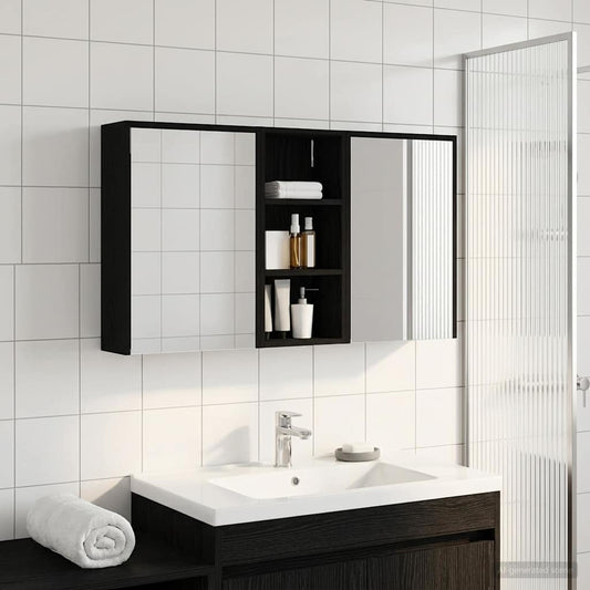 vidaXL Bathroom Cabinet Set 3 pcs 116 x 16 x 62.5 cm Engineered wood