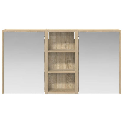 vidaXL Bathroom Cabinet Set 3 pcs 116 x 16 x 62.5 cm Engineered wood