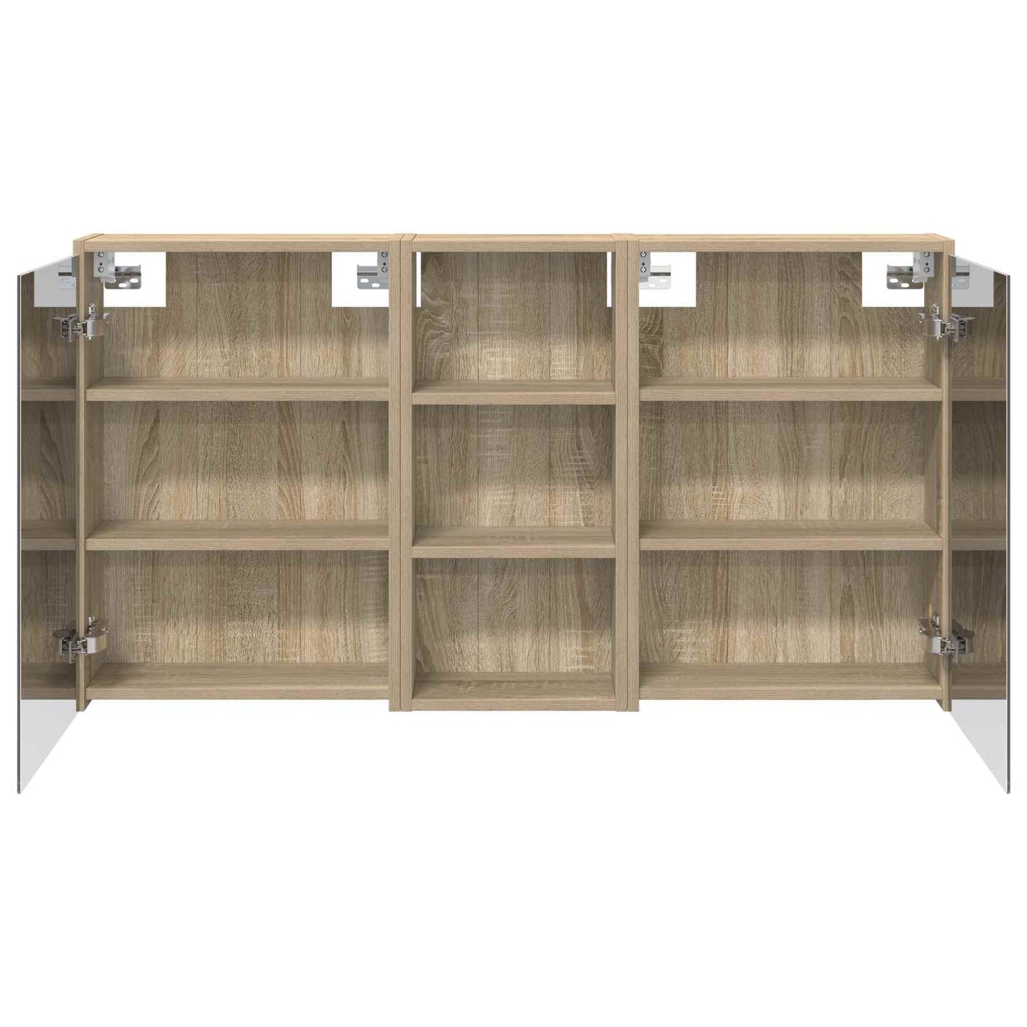 vidaXL Bathroom Cabinet Set 3 pcs 116 x 16 x 62.5 cm Engineered wood
