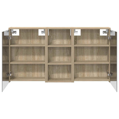 vidaXL Bathroom Cabinet Set 3 pcs 116 x 16 x 62.5 cm Engineered wood
