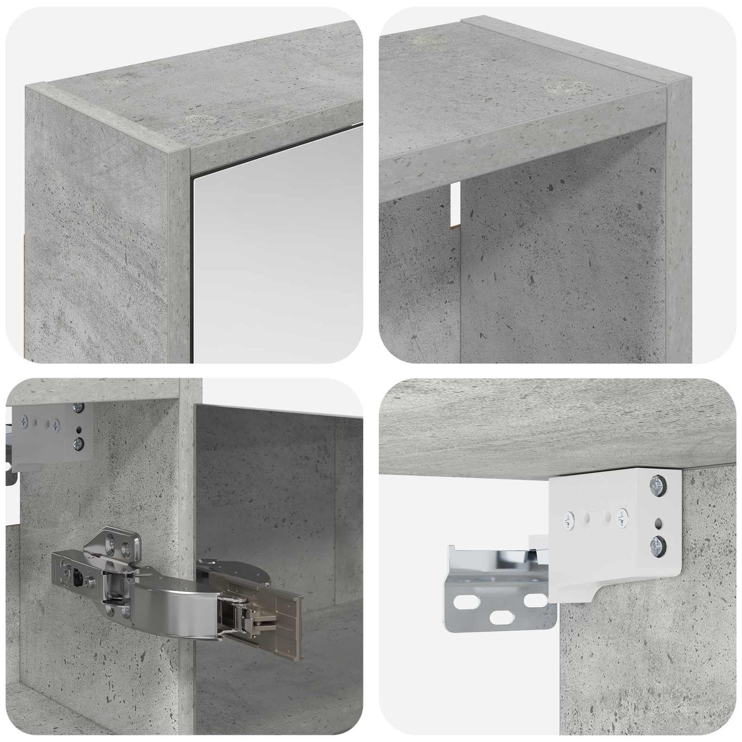 vidaXL Bathroom Cabinet Set 3 pcs 116 x 16 x 62.5 cm Engineered wood