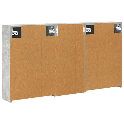 vidaXL Bathroom Cabinet Set 3 pcs 116 x 16 x 62.5 cm Engineered wood