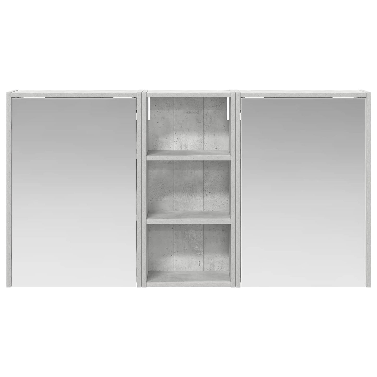 vidaXL Bathroom Cabinet Set 3 pcs 116 x 16 x 62.5 cm Engineered wood