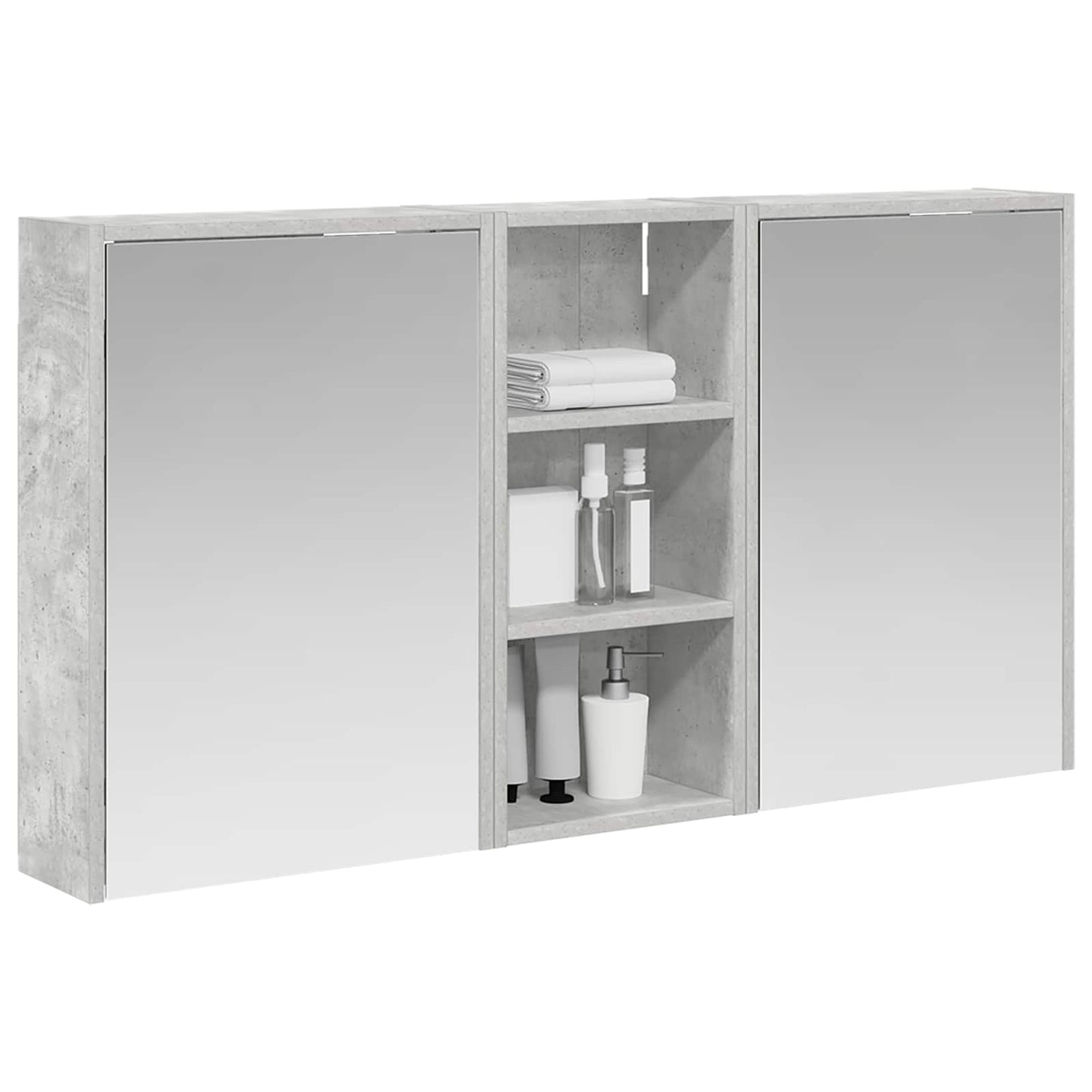 vidaXL Bathroom Cabinet Set 3 pcs 116 x 16 x 62.5 cm Engineered wood