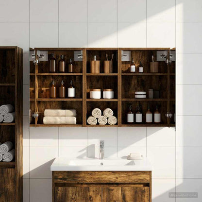 vidaXL Bathroom Cabinet Set 3 pcs 116 x 16 x 62.5 cm Engineered wood