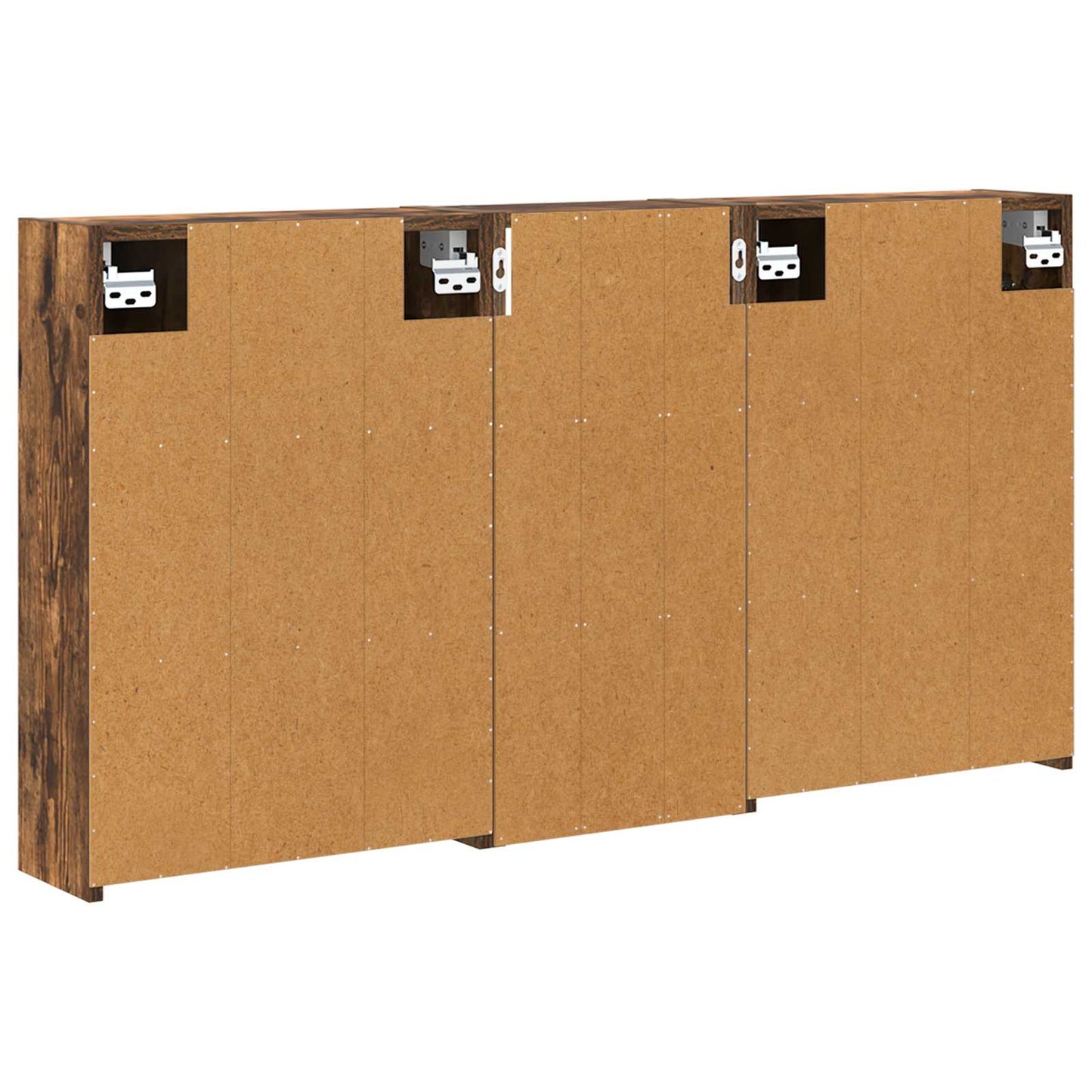 vidaXL Bathroom Cabinet Set 3 pcs 116 x 16 x 62.5 cm Engineered wood