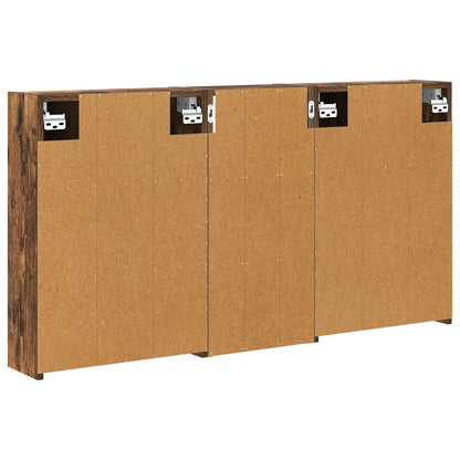 vidaXL Bathroom Cabinet Set 3 pcs 116 x 16 x 62.5 cm Engineered wood