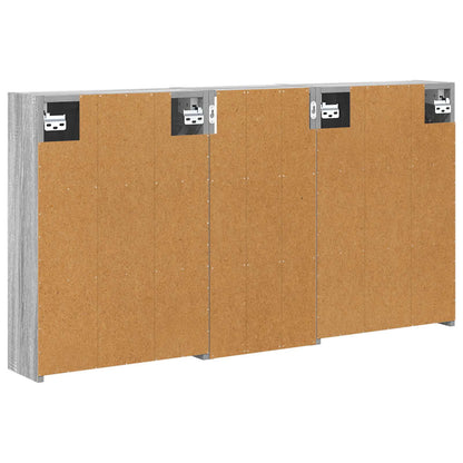 vidaXL Bathroom Cabinet Set 3 pcs 116 x 16 x 62.5 cm Engineered wood