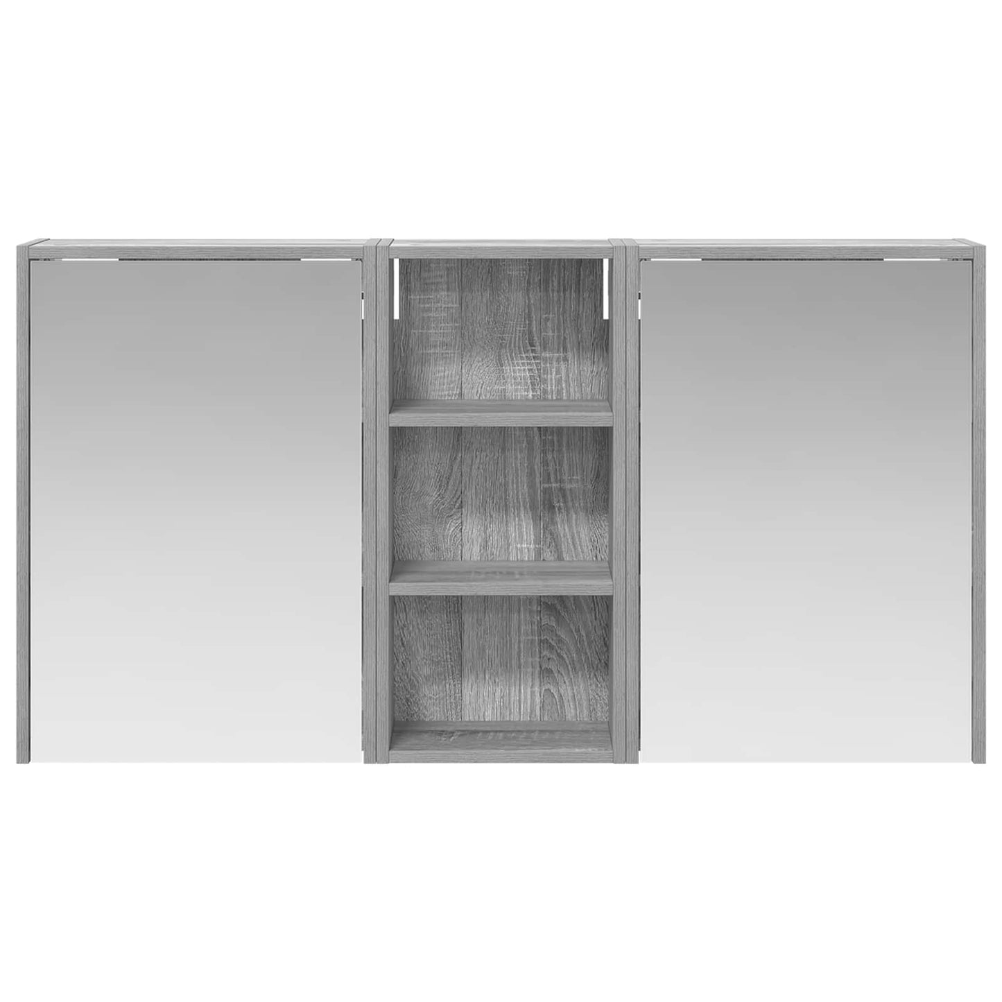 vidaXL Bathroom Cabinet Set 3 pcs 116 x 16 x 62.5 cm Engineered wood