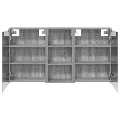 vidaXL Bathroom Cabinet Set 3 pcs 116 x 16 x 62.5 cm Engineered wood